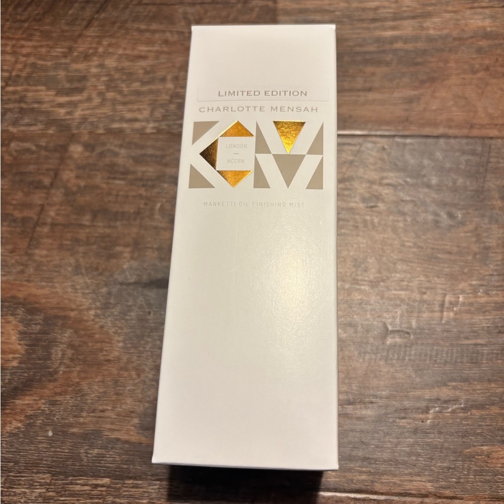Charlotte Mensah Limited Edition Finishing Mist - White & Gold Box